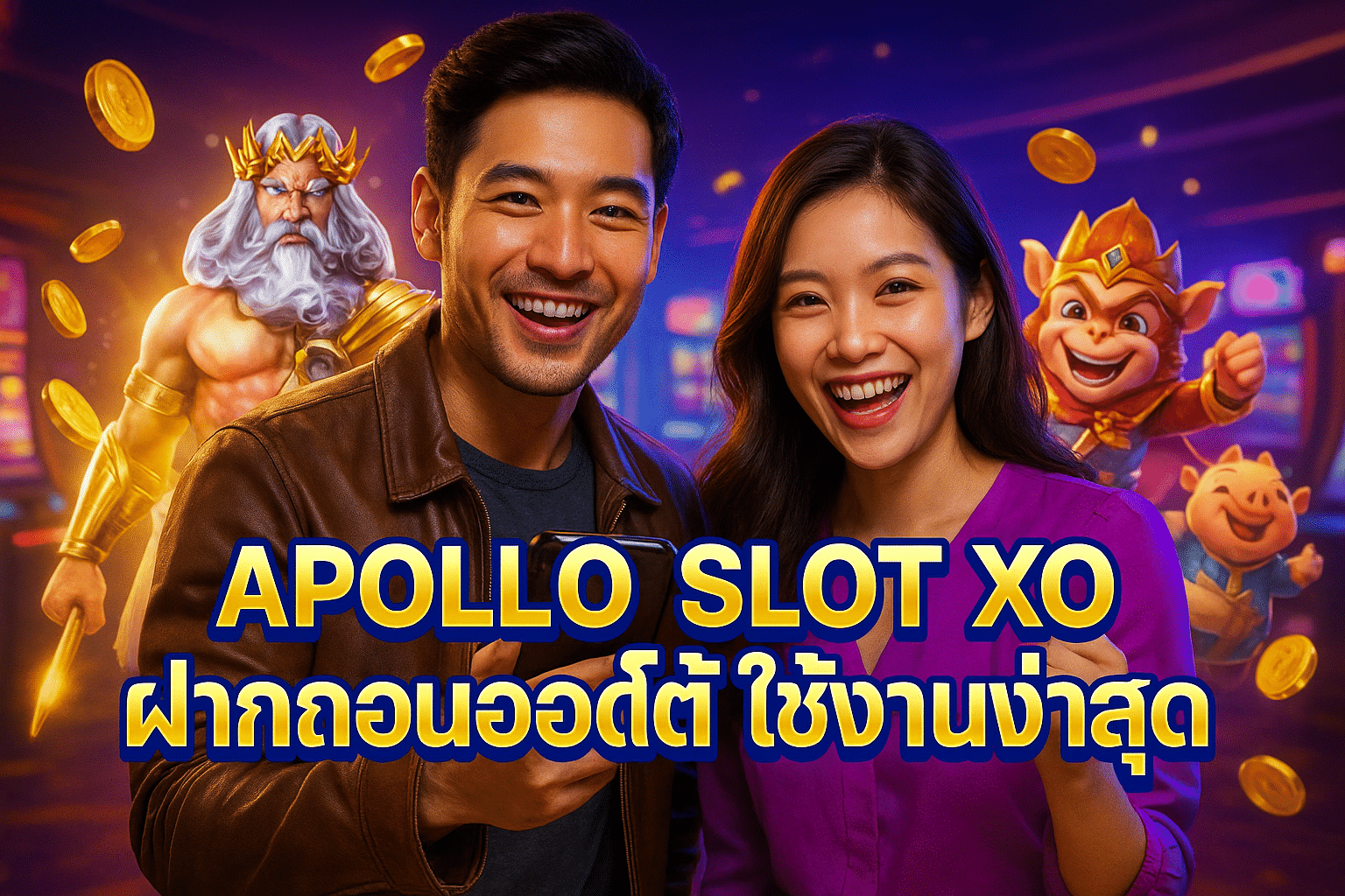 APOLLO SLOT XO ฝากถอนออโต้ ใช้งานง่ายสุด